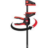 One-Hand Bar Trigger Clamps with 360° Rotating Handle, 4-1/2" (114.3 mm) Mukwa Safety Services