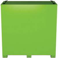 Onsite PPE Storage Cabinet, Steel, High-Visibility Lime Green Mukwa Safety Services