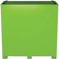 Ventilated Onsite PPE Storage Cabinet, Steel, High-Visibility Lime Green Mukwa Safety Services