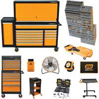 MEGAMOD Master Mechanics Tool Set in Premium Modular Foam Trays with Tool Storage & Shop Equipment, 1331 Pieces Mukwa Safety Services