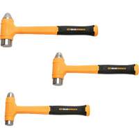 Dead Blow Ball Pein Hammer Set, 3 Pieces Mukwa Safety Services