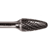 Double Cut Ballnose Tree Burr, SF-1, 1/4" Dia., 5/8" Depth of Cut Mukwa Safety Services