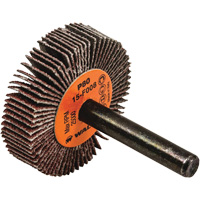 Flap Wheels-Coolcut Flap Wheels, Aluminum Oxide, 80 Grit, 1-1/2" x 3/8" x 1/4" Mukwa Safety Services