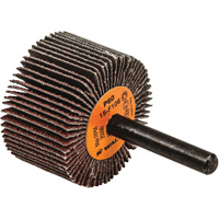 Flap Wheels-Coolcut Flap Wheels, Aluminum Oxide, 60 Grit, 1-1/2" x 1" x 1/4" Mukwa Safety Services