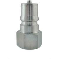 Hydraulic Quick Coupler - Plug, Stainless Steel, 1/2" Dia. Mukwa Safety Services