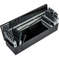 Jobber Length Combination Drill Bit Set, 115 Pieces, High Speed Steel Mukwa Safety Services