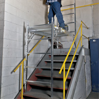 &eacute;chafaudages mobiles - &eacute;chafaudage maxi carr&eacute;, Cadre Aluminium, 74" p x 75" h Mukwa Safety Services
