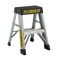 Escabeaux industriels extra robustes, 2', Aluminium, Capacit&eacute; 300 lb, Type 1A Mukwa Safety Services