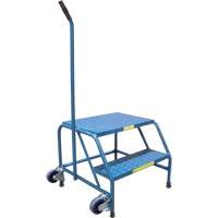 Tilt-N-Roll Step Stands, 2 Step(s), 24" L x 29" W x 19" H, 300 lbs. Capacity Mukwa Safety Services