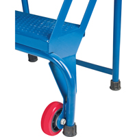 Portable Folding Ladder, 2 Steps, Perforated, 20" High Mukwa Safety Services