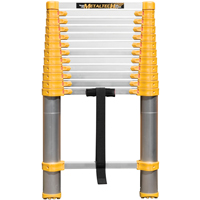 Telescopic Ladder, 3' - 12', Aluminum, 250 lbs. Capacity, Type 1 Mukwa Safety Services