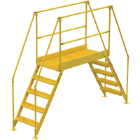 &eacute;chelles de liaison, 115-1/2" Port&eacute;e hors tout, 50" ha x 60" p, 24" Largeur de la marche Mukwa Safety Services