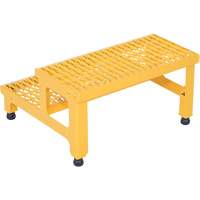 Plate-forme ajustable Step-Mate, 2 marche(s), 23-13/16" la x 22-7/8" lo x 15-1/4" h, Capacit&eacute; 500 lb Mukwa Safety Services