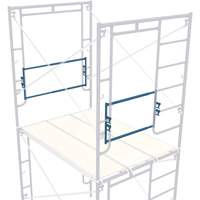 Garde-corps dextr&eacute;mit&eacute; extensible pour l'&eacute;chafaudage, Barre de retenue, 21" h Mukwa Safety Services