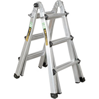 &eacute;chelle t&eacute;lescopique multipositions, 2,916' - 9,75', Aluminium, 300 lb, CSA calibre 1A Mukwa Safety Services