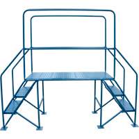 Crossover Ladder, 35-1/2" Overall Span, 31-1/2" H x 22" D, 22" Step Width Mukwa Safety Services