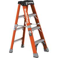 Step Ladder, 4', Fibreglass, 375 lbs. Capacity, Type 1AA Mukwa Safety Services