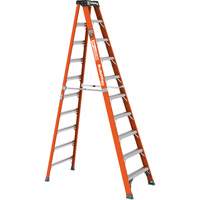 Step Ladder, 10', Fibreglass, 375 lbs. Capacity, Type 1AA Mukwa Safety Services