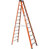 Step Ladder, 12', Fibreglass, 375 lbs. Capacity, Type 1AA Mukwa Safety Services