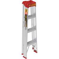 Step Ladder, 4', Aluminum, 200 lbs. Capacity, Type 3 Mukwa Safety Services