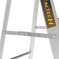 Step Ladder, 10', Aluminum, 225 lbs. Capacity, Type 2 Mukwa Safety Services