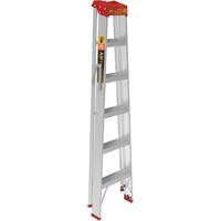 Step Ladder, 6', Aluminum, 200 lbs. Capacity, Type 3 Mukwa Safety Services