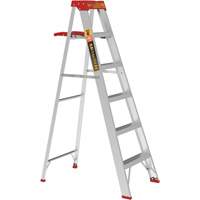 Step Ladder with Paint Tray, 6', Aluminum, 200 lbs. Capacity, Type 3 Mukwa Safety Services