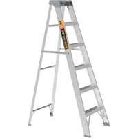 Step Ladder, 6', Aluminum, 225 lbs. Capacity, Type 2 Mukwa Safety Services