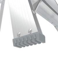 Step Ladder with Paint Tray, 10', Aluminum, 225 lbs. Capacity, Type 2 Mukwa Safety Services