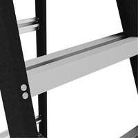 Step Ladder with Paint Tray, 10', Fibreglass, 250 lbs. Capacity, Type 1 Mukwa Safety Services