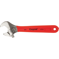 Crescent Adjustable Wrenches, 4" L, 1/2" Max Width, Chrome Mukwa Safety Services