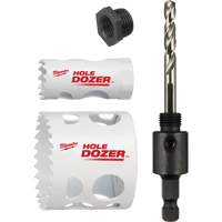 Trousse de scie-cloche Hole Dozer pour verrou de porte, 4 morceaux Mukwa Safety Services