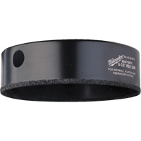 Scie-cloche pour &eacute;clairage encastr&eacute;, 4-3/8", Profondeur de la coupe 1", Carbure Mukwa Safety Services
