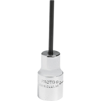 Douille &agrave; embout, Hexagonale, 2,5 mm x 1-7/8" lo, Prise 1/4" Mukwa Safety Services