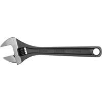 Adjustable Wrench, 10" L, Black Oxide Mukwa Safety Services