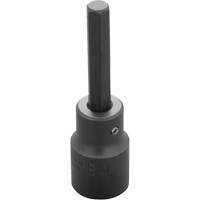 Socket Bit, Hex, 8 mm x 3-1/4" L, 1/2" Drive Mukwa Safety Services