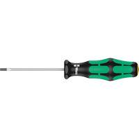 Tournevis pour vis &agrave; fente, Tige de 3/32", Ronde, 5-1/8" lo, Prise en Plastique Mukwa Safety Services