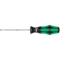 Tournevis &agrave; fente, Tige de 4 mm, Ronde, 7-25/32" lo, Prise en Plastique Mukwa Safety Services