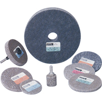 Standard Abrasives 500 Series Soft Density Unitized Wheels, 3" x 1/4", 1/4" Arbor, Medium Grit, Aluminum Oxide Mukwa Safety Services