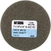 Standard Abrasives Unitized Wheel, 3" x 1/8", 1/4" Arbor, Medium Grit, Aluminum Oxide Mukwa Safety Services