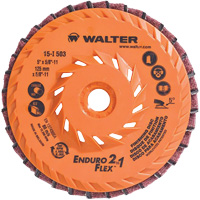 Meule &agrave; lamelles Enduro-Flex 2-in-1, 5" x 5/8"-11, Grain 80, C&eacute;ramique Mukwa Safety Services