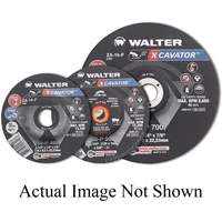 Meule XCAVATOR, 4-1/2" x 1/4", Arbre 5/8"-11, Zirconium, Type 27 Mukwa Safety Services