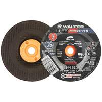 Meule PIPEFITTER, 5" x 3/32", Arbre 5/8"-11, Oxyde d'aluminium, Type 27 Mukwa Safety Services