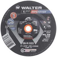 Meule PIPEFITTER, 6" x 3/32", Oxyde d'aluminium, Type 27 Mukwa Safety Services