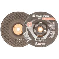 Disque de meulage et tronçonnage HP, 6" x 1/4", Arbre 5/8"-11, Oxyde d'aluminium, Type 27 Mukwa Safety Services
