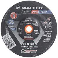 Meule PIPEFITTER, 6" x 5/32", Oxyde d'aluminium, Type 27 Mukwa Safety Services