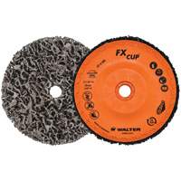 FX Cleaning Cup Disc, 5" Dia., Aluminum Oxide Mukwa Safety Services