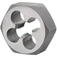 Hexagon Rethreading Bolt Die, 1.3" Dia., M16x2 Thread, High Speed Steel Mukwa Safety Services