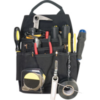 Porte-outils professionnels pour &eacute;lectricien, Porte-outil multiple, Polyester, 11 Poches Mukwa Safety Services