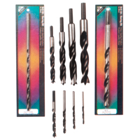 Brad Point, Wood Drills, 1", 8-5/8" Length, 1/2" Shank Mukwa Safety Services